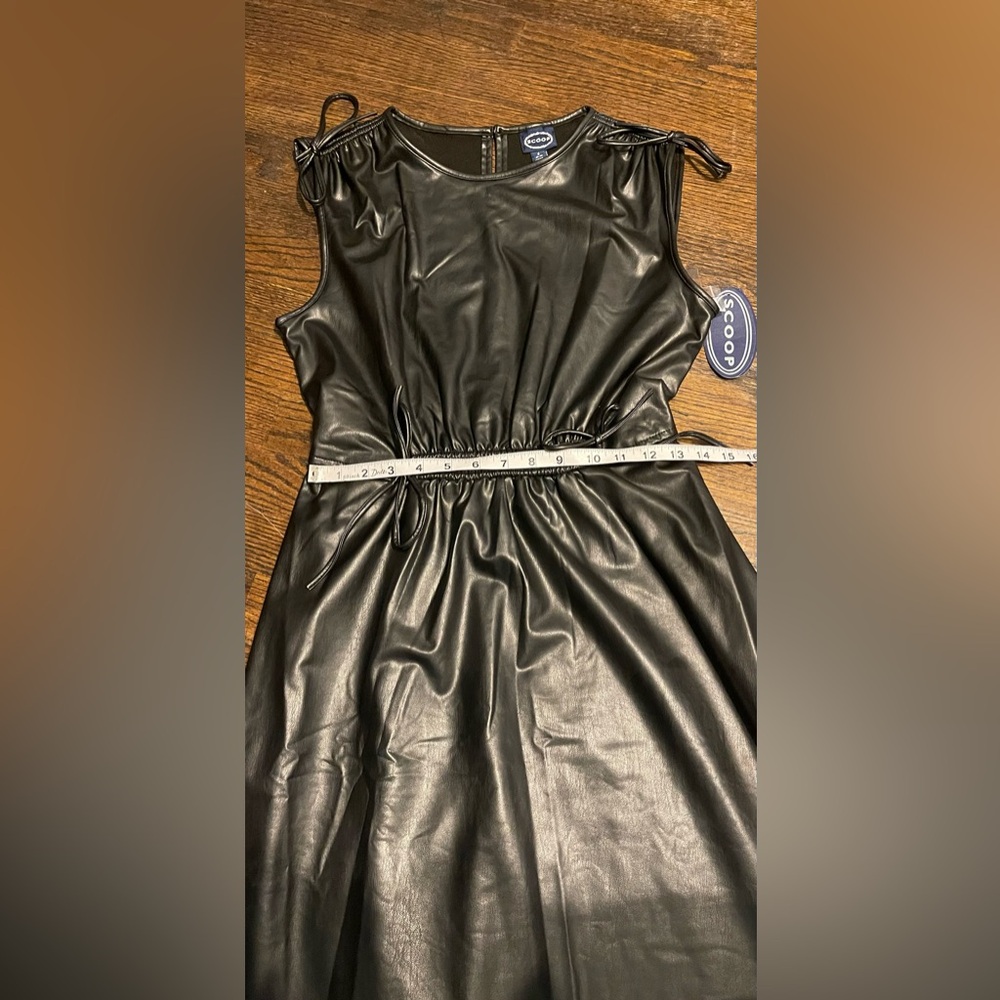 Chic Black Midi Dress with Tie Straps size S NWT - Picture 10 of 16